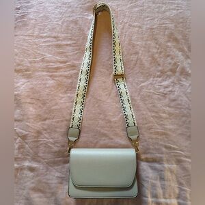 Elegant Cream Crossbody Bag
